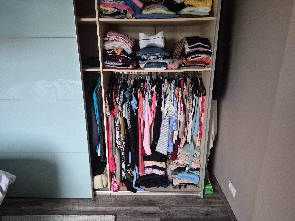Slaapkamerkast, Huis en Inrichting, Ophalen, Met klep(pen), Zo goed als nieuw, 200 cm of meer