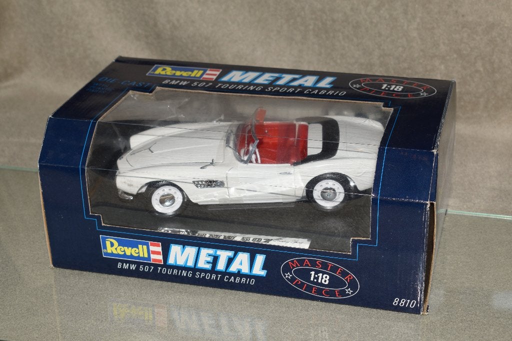 miniatuur auto 1:18 nieuwe revell bmw 507 coupe sport, Hobby en Vrije tijd, Ophalen of Verzenden, Nieuw, Burago