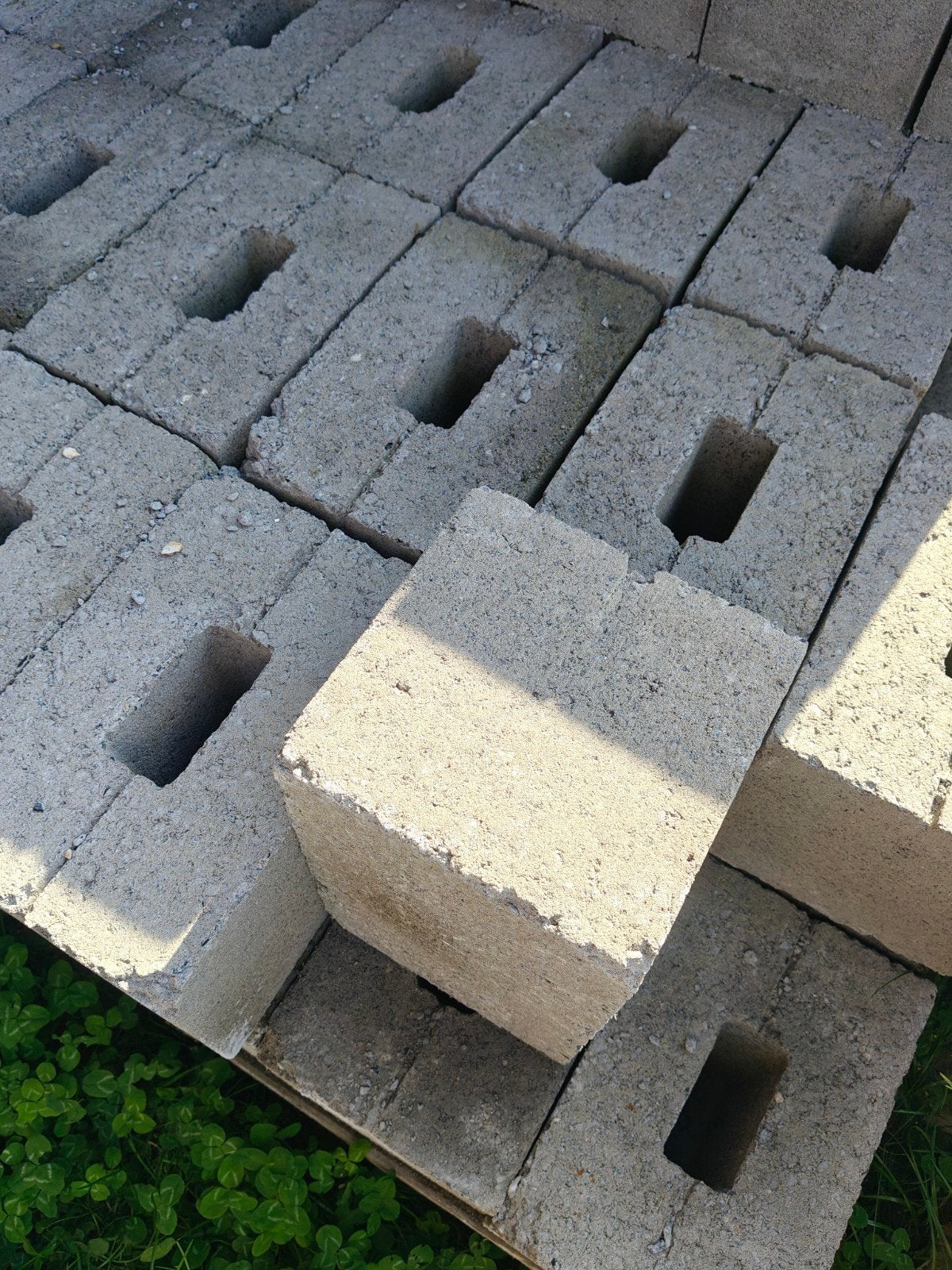 Betonsteen vol 29x19x19, Bricolage & Construction, Briques, Enlèvement
