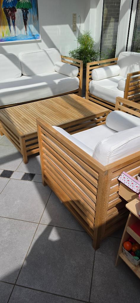 teak salon, Ophalen, 4 zitplaatsen, Gebruikt, Teakhout