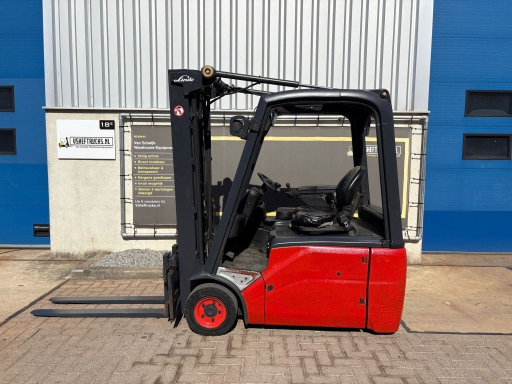 Chariot élévateur triplex électrique Linde E18 VS-22950, Enlèvement ou Envoi, Utilisé