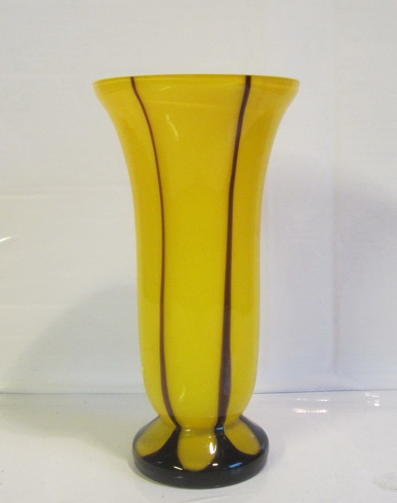 Art deco Tango glas vaasje Michael Powolny, Loetz, ca 1920, Verzenden