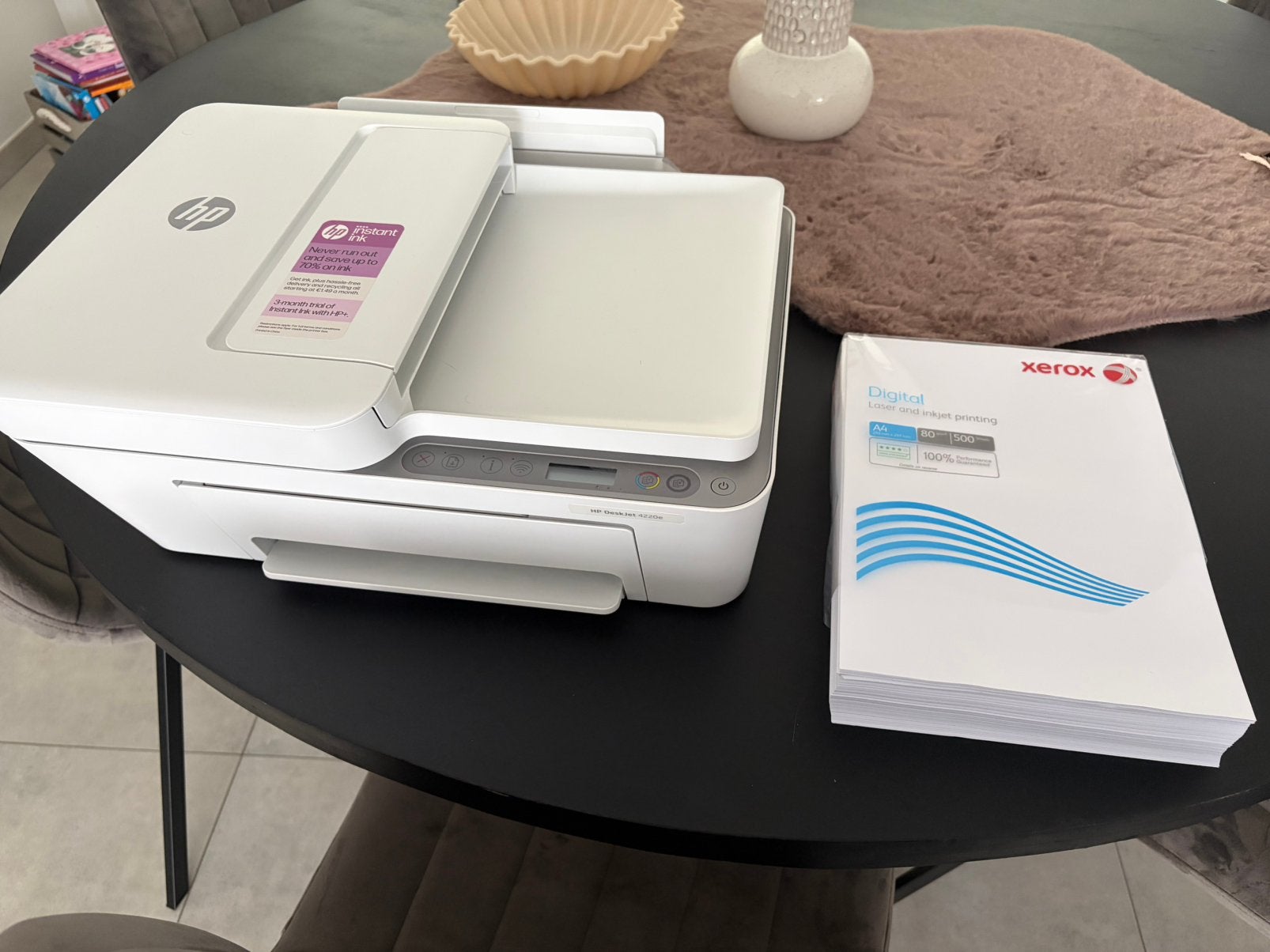 Printer HP + inkt + printpapier, Computers en Software, Ophalen, Printer, Inkjetprinter, Nieuw