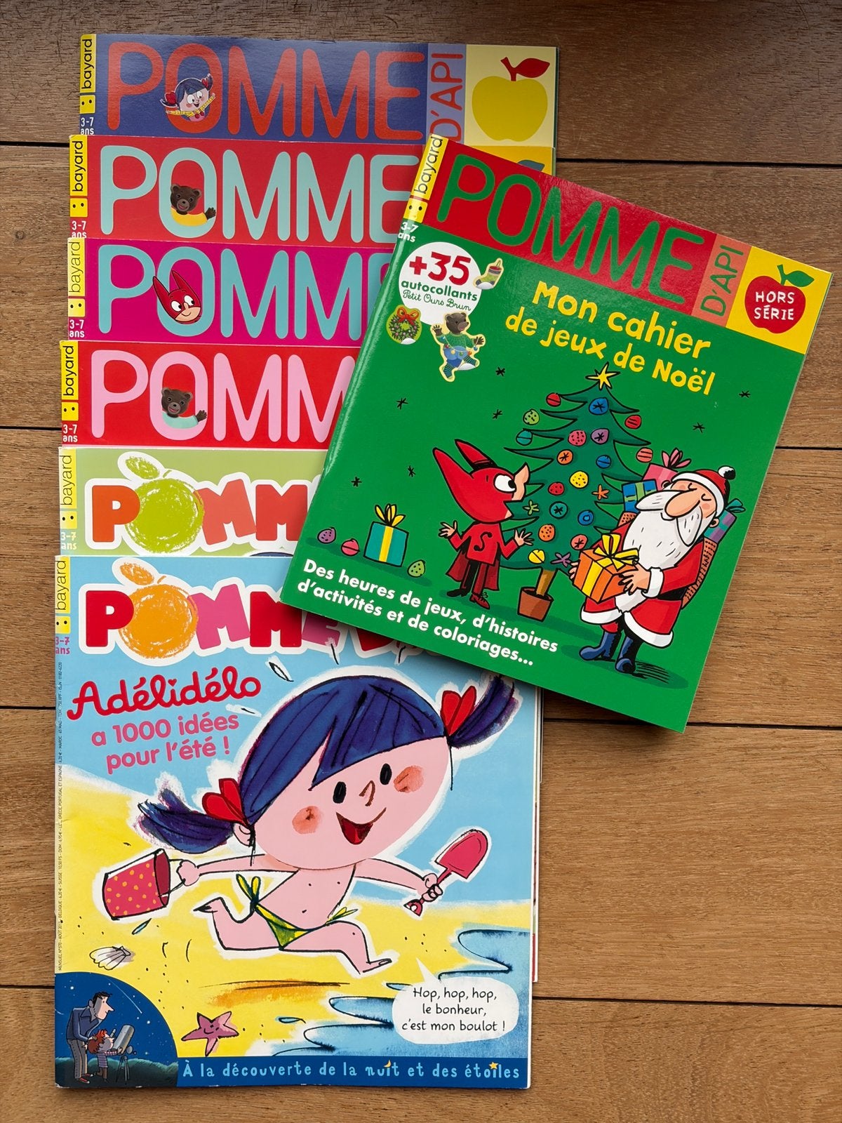 Lot de 7 magazines Pomme d’Api  – état neuf, Boeken, Kinderboeken | Jeugd | onder 10 jaar, Zo goed als nieuw, Ophalen