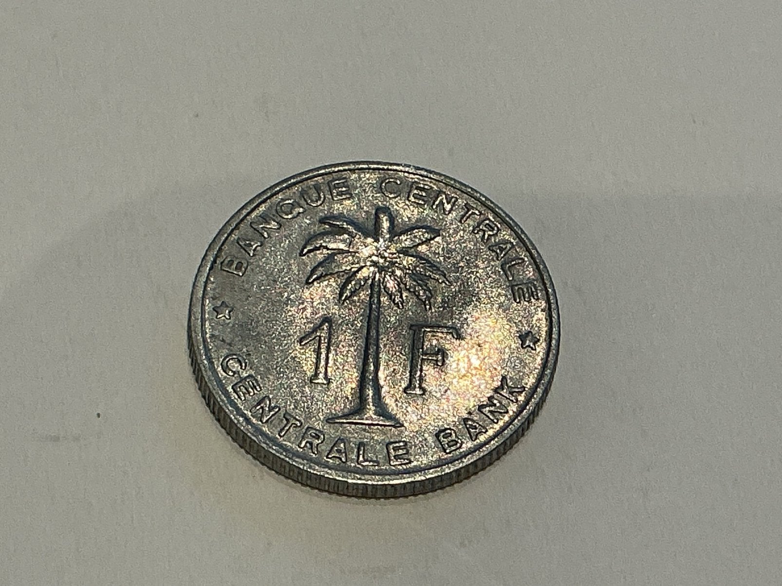 Belgisch Congo 1 Frank 1957, Postzegels en Munten, Ophalen of Verzenden