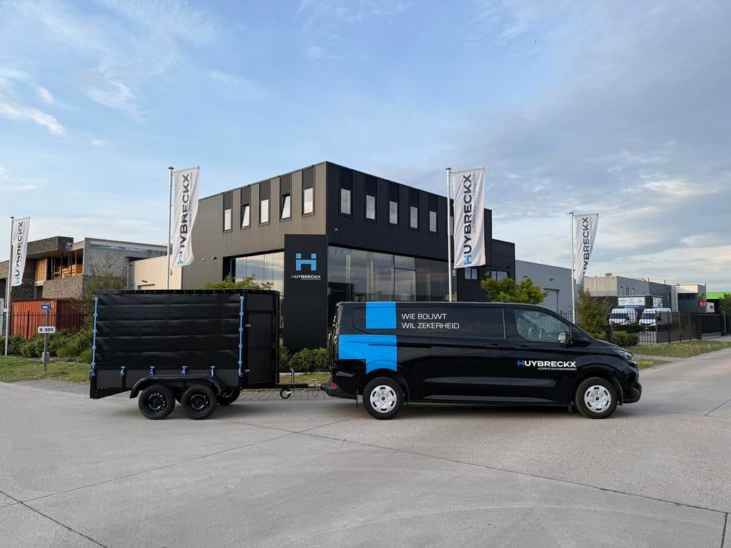 BACHE AANHANGWAGEN ONGEREMDE 750KG, Auto diversen, Aanhangers en Bagagewagens, Ophalen, Nieuw