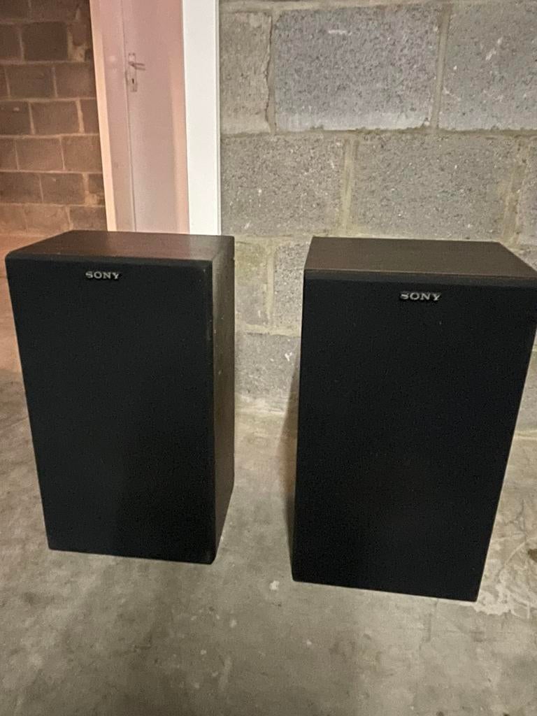Haut-parleurs Sony Sony 8 ohms, Moins de 60 watts, Enlèvement, Utilisé, Haut-parleurs Frontaux, Arrière ou Stéréo
