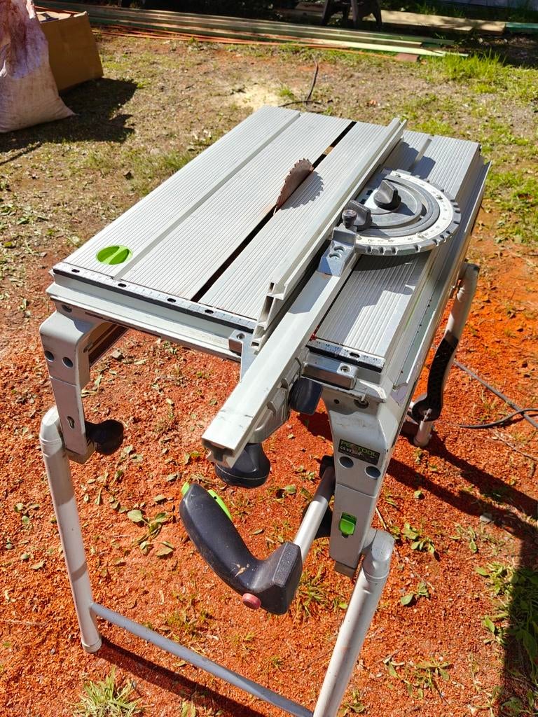 Scie à table Festool, Enlèvement