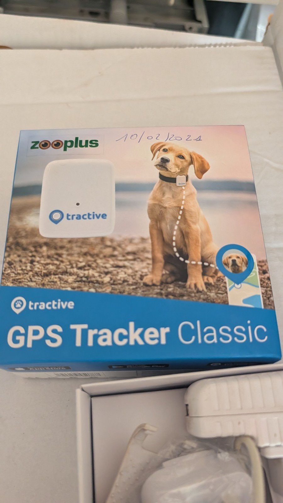 gps tracker, Tractive, Ophalen of Verzenden, Gebruikt, Halsband