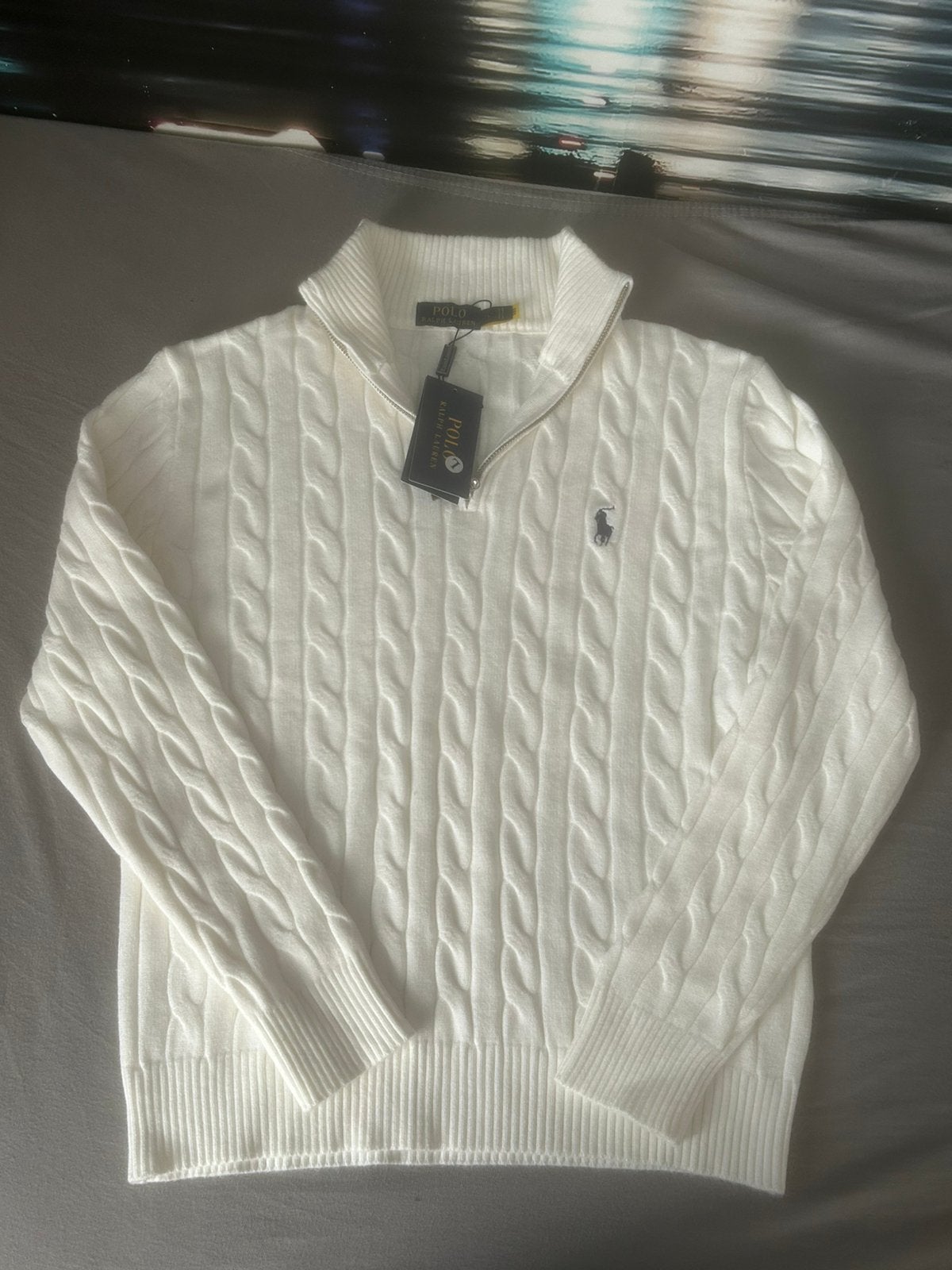 Ralph Lauren Sweater, Kleding | Heren, Ophalen of Verzenden, Nieuw, Maat 48/50 (M), Wit