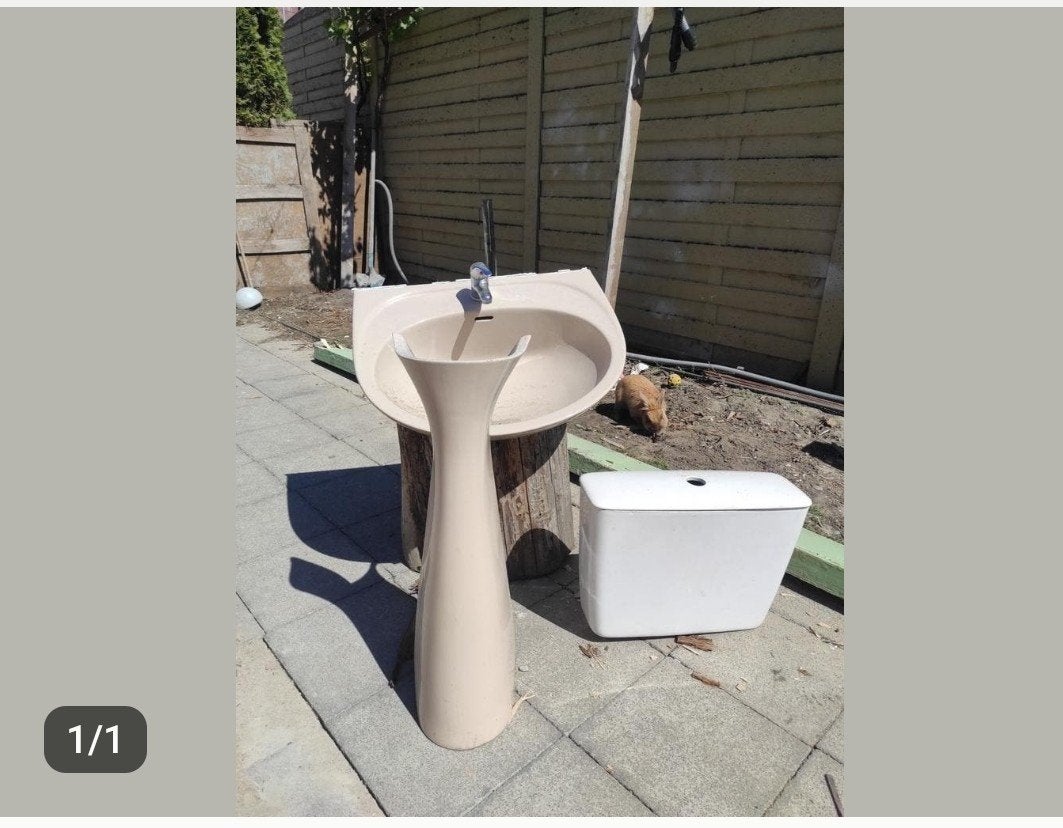 Lavabo met toebehoren, Jardin & Terrasse, Enlèvement