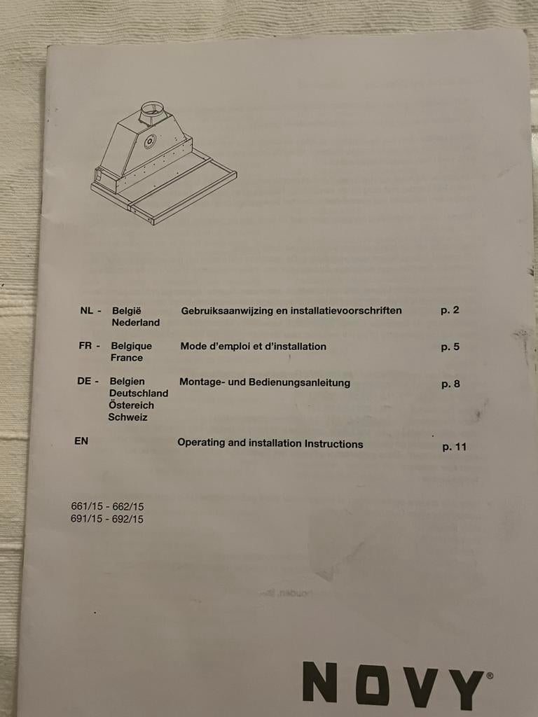 Dampkak “Novy” 60cm, Ophalen, Zo goed als nieuw
