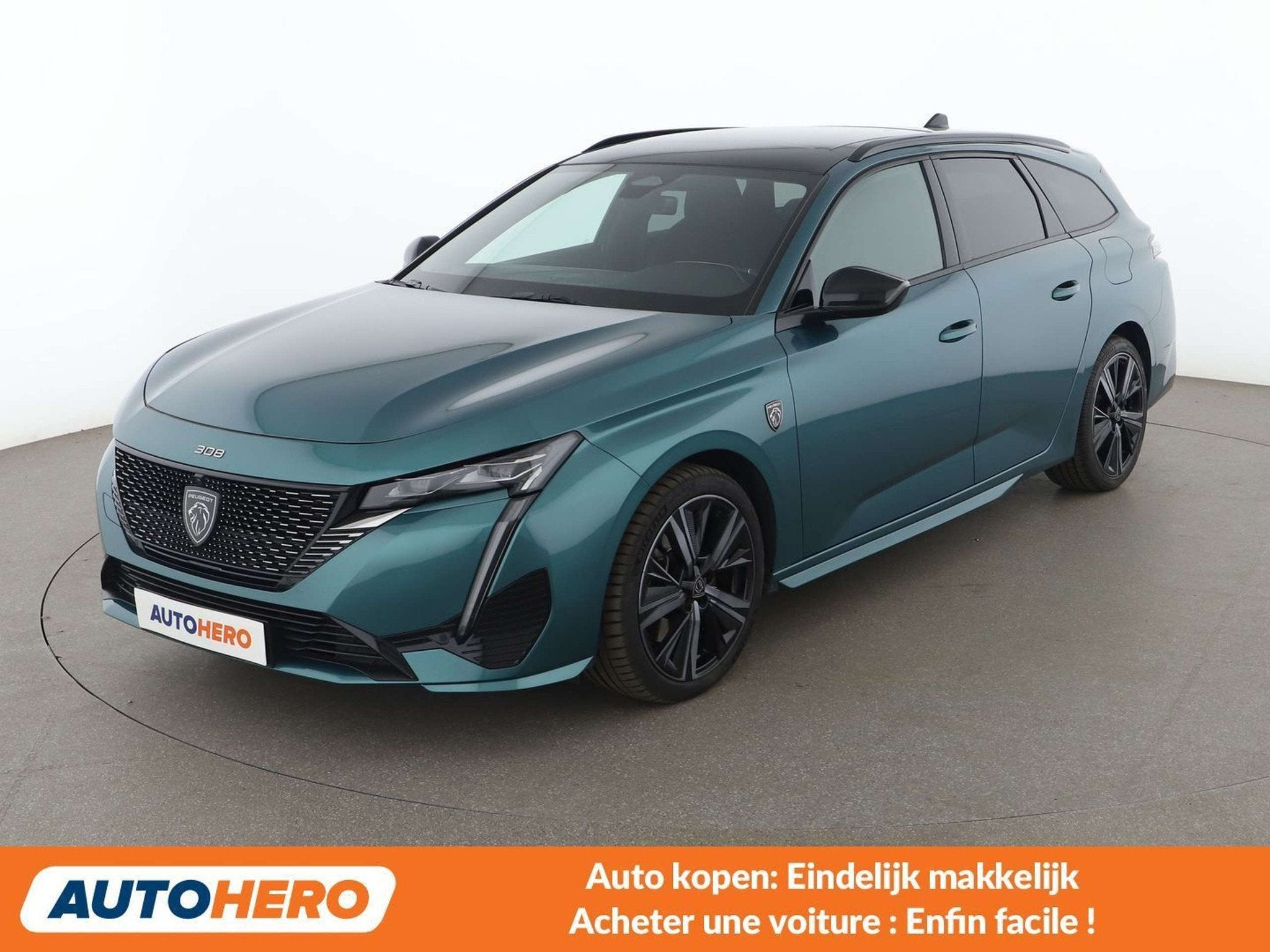 Peugeot 308 1.6 Hybrid GT (bj 2024, automaat), Auto's, 1734 kg, Gebruikt, Start-stop-systeem, 181 pk