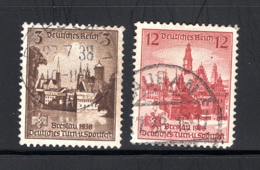 DEUTSCHES REICH jaar 1938 gestempeld, Verzenden, Gestempeld