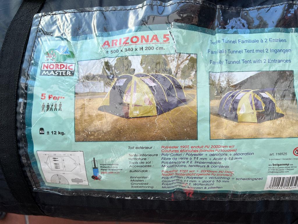 Tent Arizona 5, Enlèvement, Neuf, Jusqu'à 5