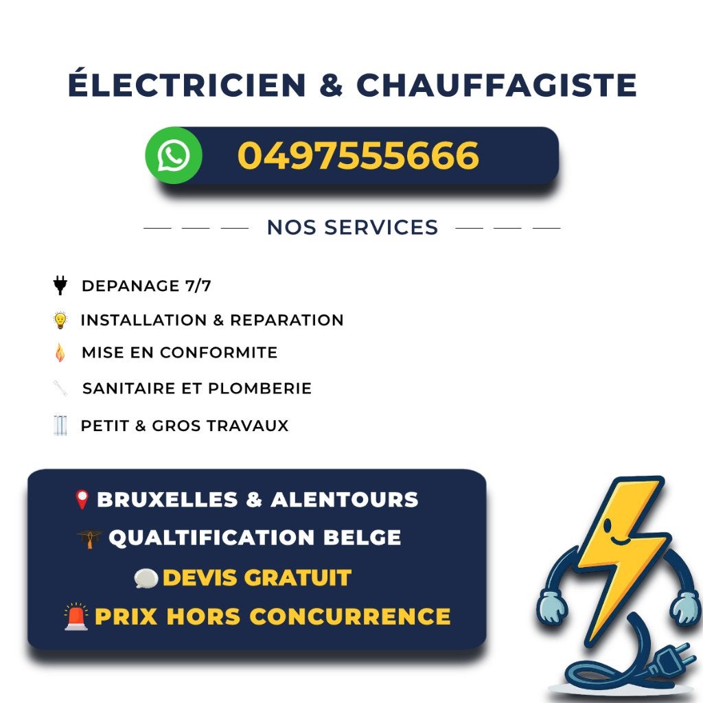 Électricien & Chauffagiste – Dépannage et Installations