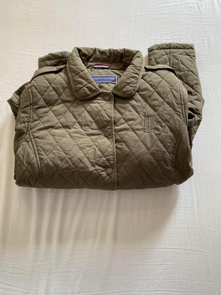 Tommy Hilfiger quilted jas groen dames jacket, Vêtements | Femmes, Vestes | Hiver, Comme neuf, Taille 42/44 (L), Vert, Envoi