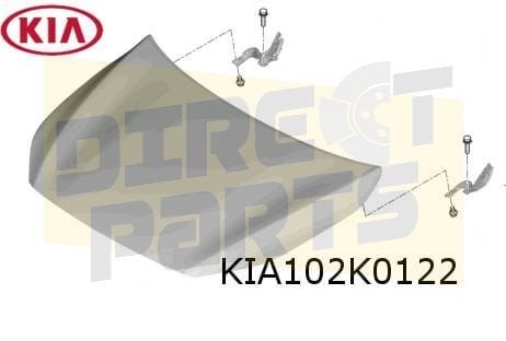 Kia ProCeed / Ceed Motorkapscharnier Rechts Origineel! 66920, Neuf, Kia, -, -