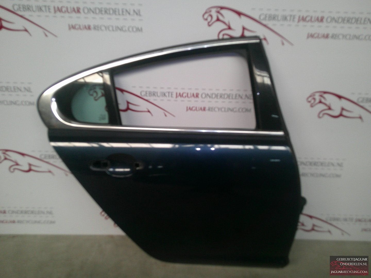 Deur rechts achter Jaguar XF blauw 2008-2015, Auto-onderdelen, Gebruikt, -, Deur, Achter