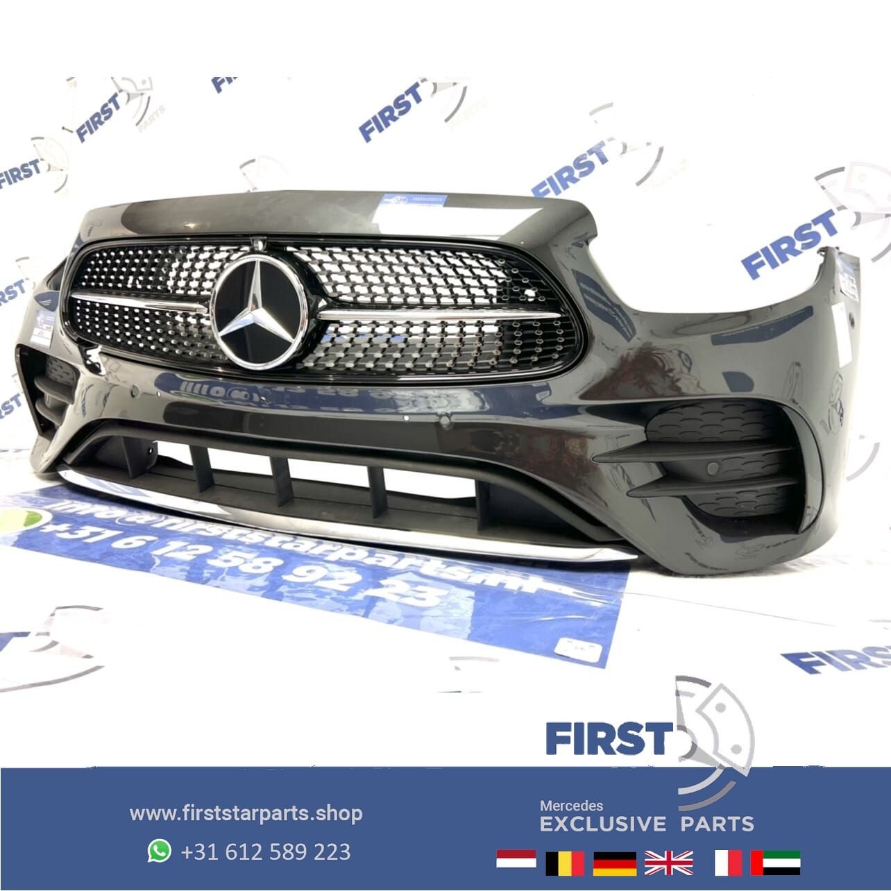 W213 W238 E43 E53 FACELIFT AMG VOORBUMPER GRIJS  E Klasse +, Autos : Pièces & Accessoires, Carrosserie & Tôlerie, Pare-chocs, Mercedes-Benz