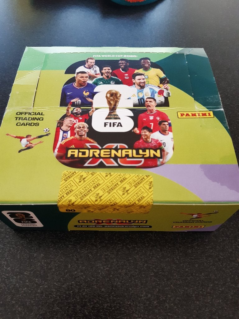 Panini Wold Cup 2026 kaartenbox Adrenalyn XL 192 kaarten, Hobby en Vrije tijd, Ophalen, Nieuw