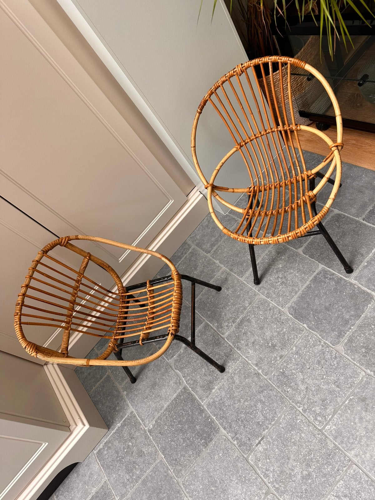 Chaise vintage ROHÉ NOORDWOLDE pour enfant, bambou/rotin, Enlèvement, Utilisé, IKEA, Siège