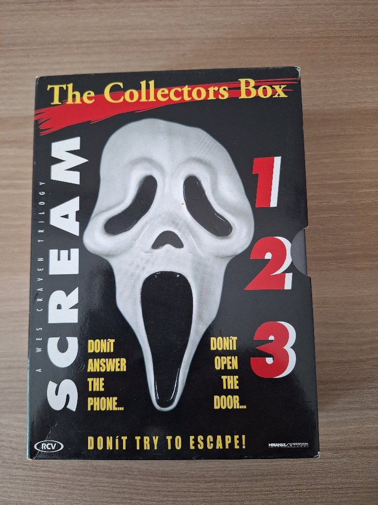 The collectors Box - Scream 1 - 3, Cd's en Dvd's, Dvd's | Horror, Ophalen, Gebruikt, Vanaf 16 jaar, Nederlands