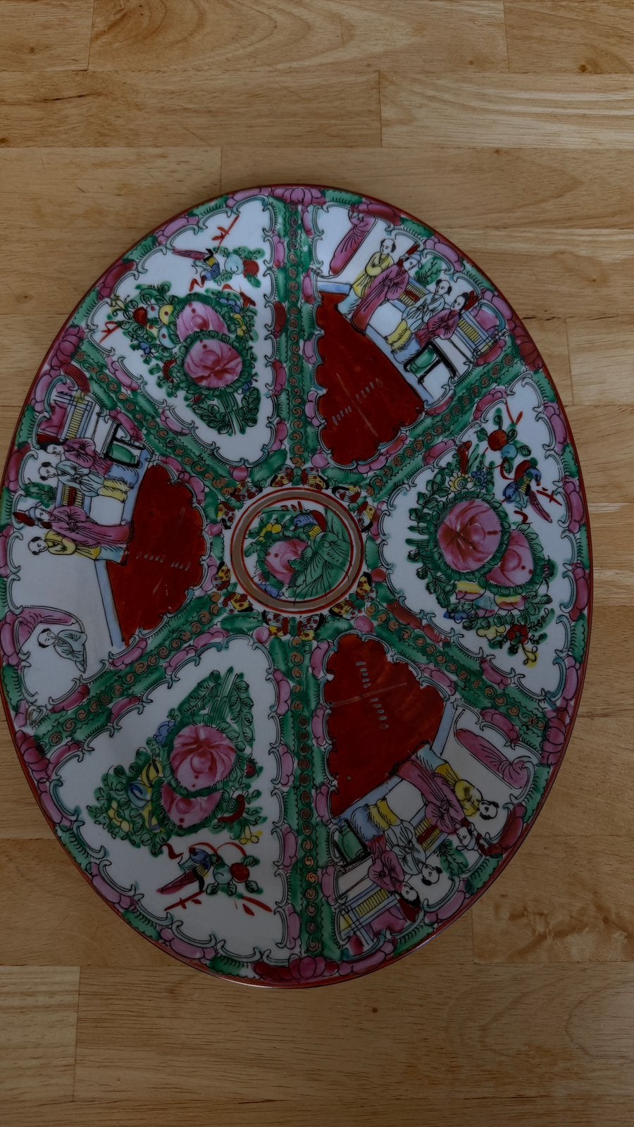 Assiette chinoise, Enlèvement