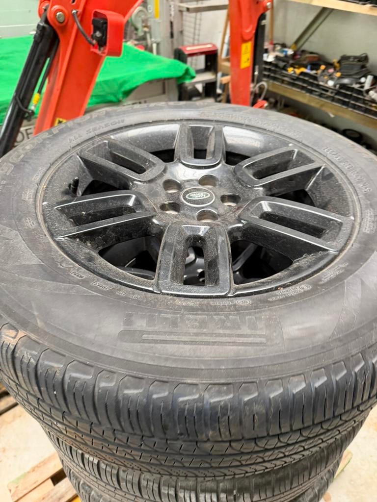 Land rover defender velgen met band, Auto-onderdelen, Gebruikt, 255 mm, Banden en Velgen, All Season
