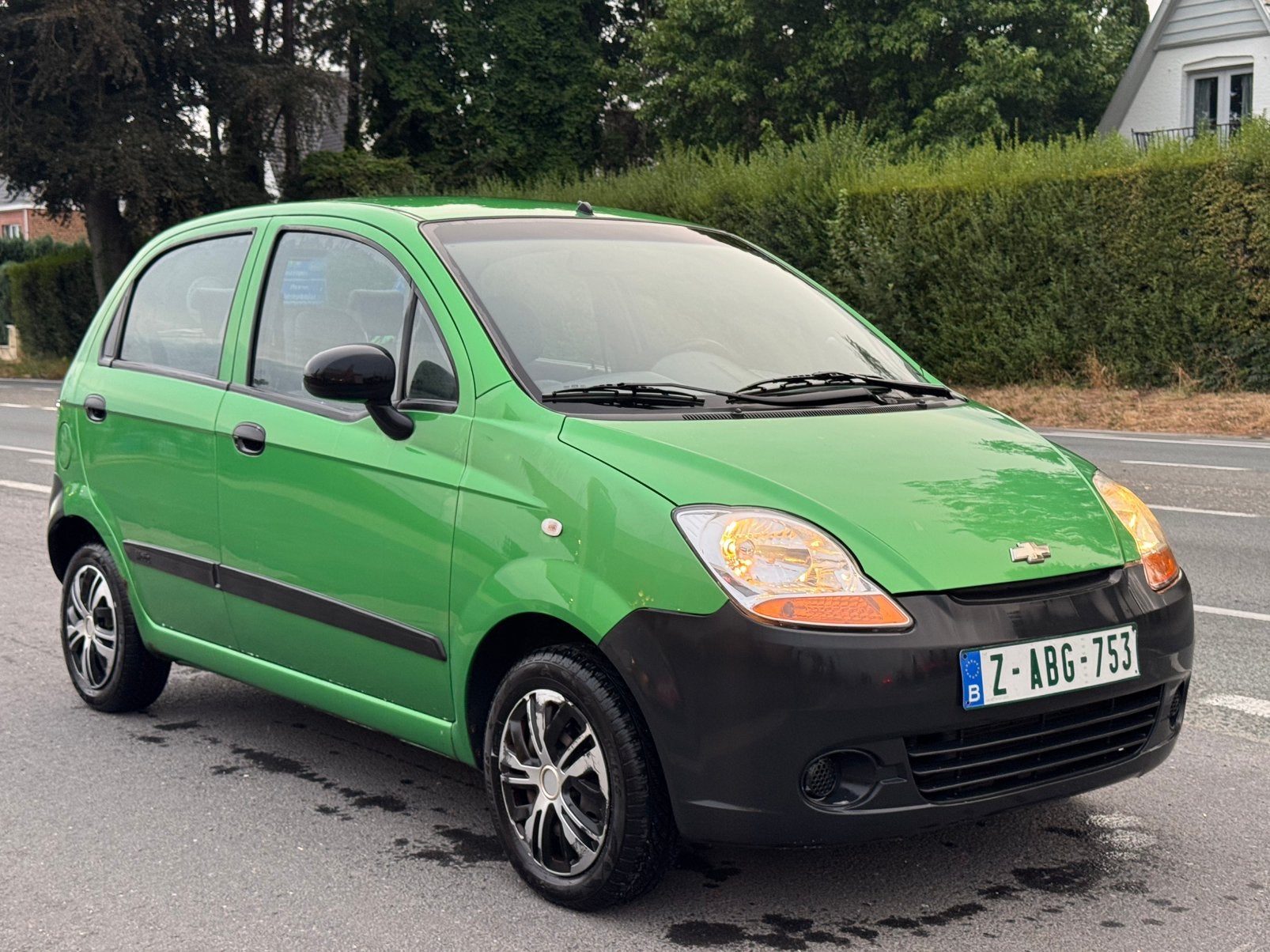 Chevrolet Matiz 0,8 benzine GEKEURD vvk, garantie, euro4, …, Auto's, Voorwielaandrijving, Stof, Zwart, Matiz