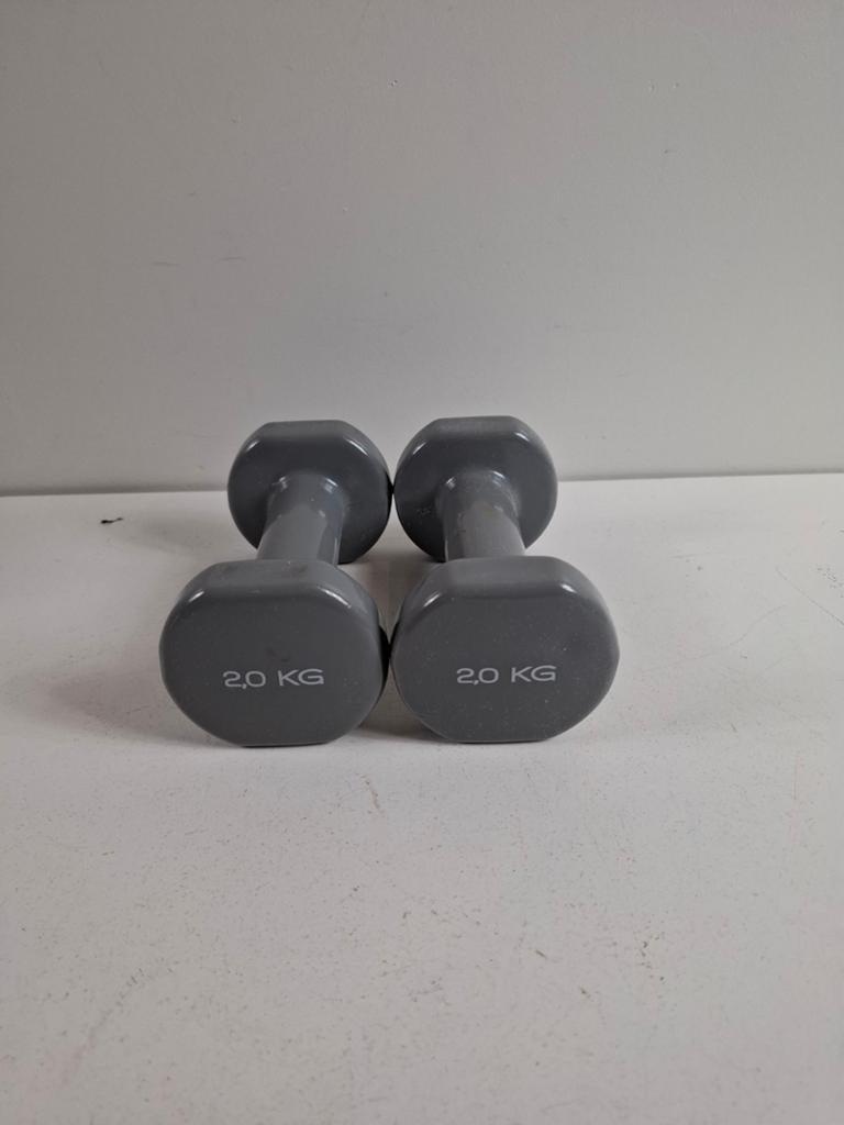 Halter gewicht 2x2kg domyos decathlon, Sport en Fitness, Ophalen of Verzenden