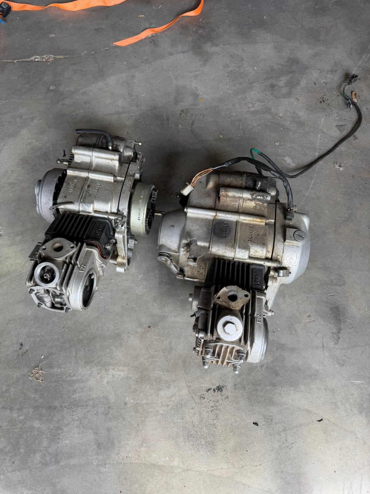 2x 50 cc 4 takt motorblok, Fietsen en Brommers, Ophalen, Gebruikt, Blok