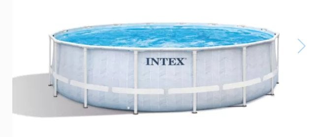 Intex rond zwembad 488 cm (met ladder, pomp en afdekzeil), Ophalen, Gebruikt, 80 tot 120 cm, Rond