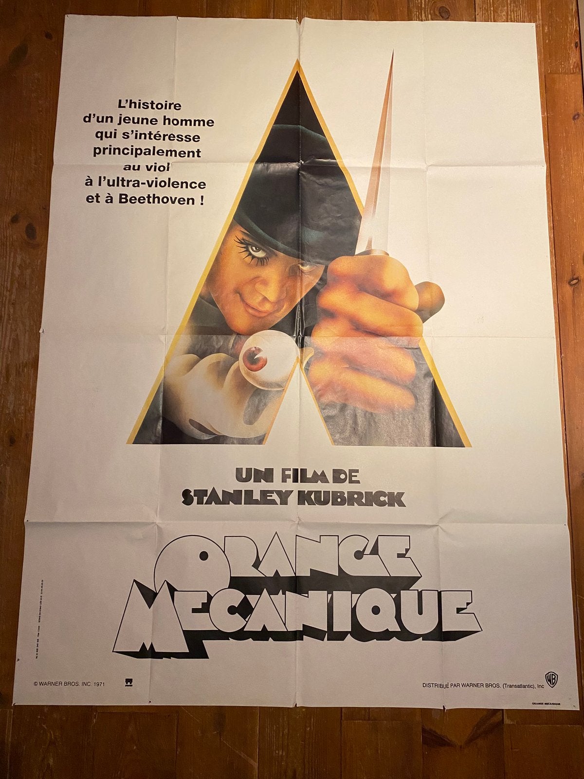 Affiche cinema orange mecanique, Enlèvement ou Envoi, Affiche