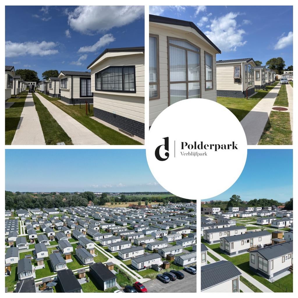 LAATSTE 5 PLAATSEN VERNIEUWD !POLDERPARK 2! NIEUWPOORT BAD