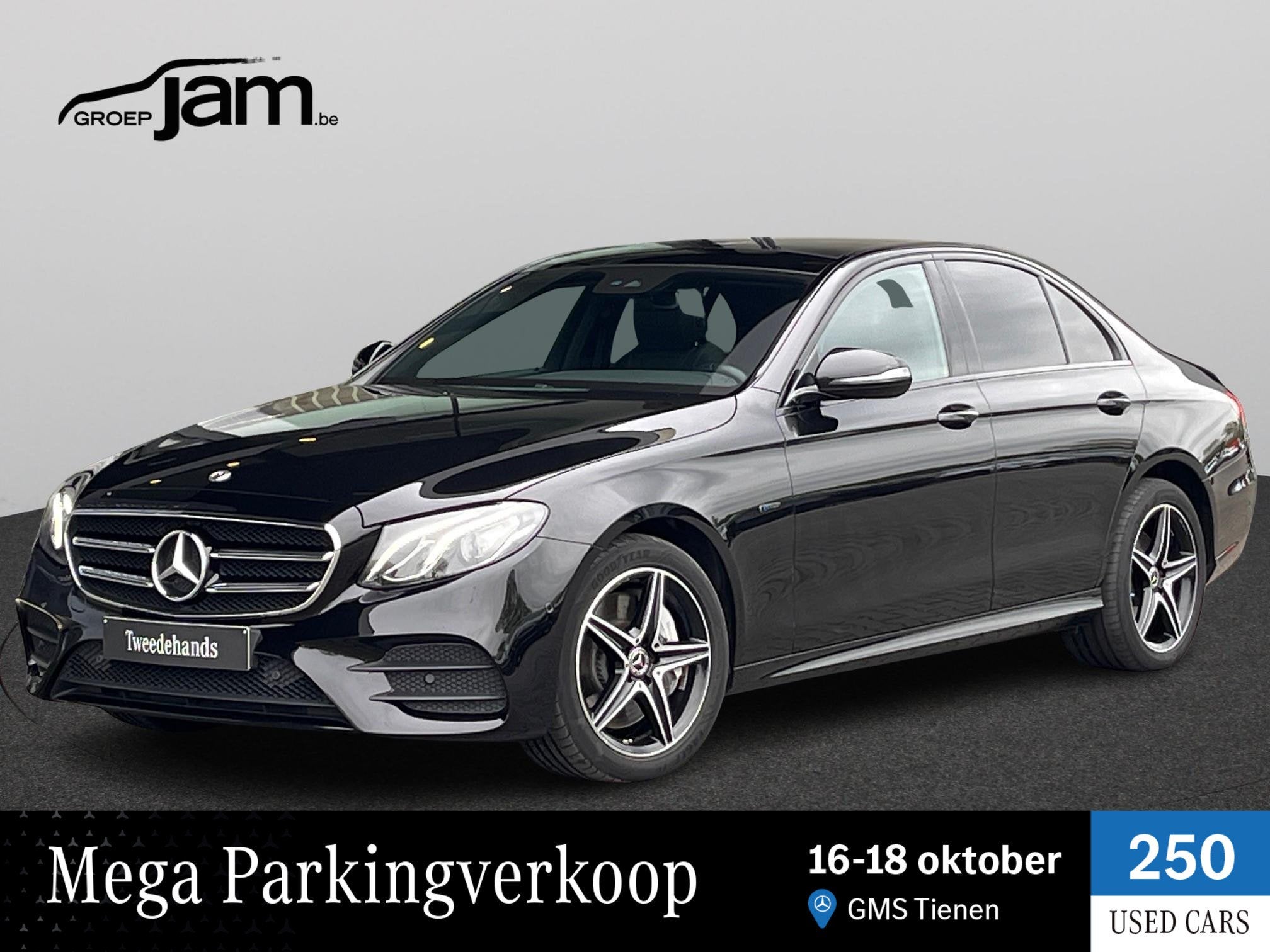 Mercedes-Benz E-Klasse Berline 300 de AMG/Pano, Auto's, Automaat, 4 deurs, Gebruikt, Zwart