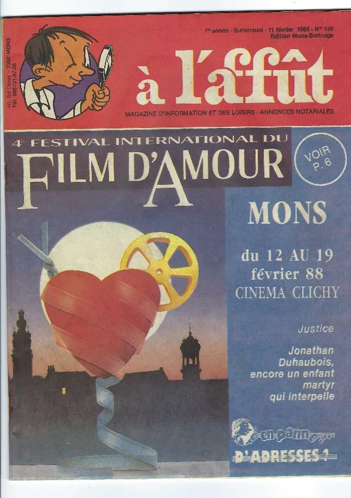 "à l'affût  "  Magazine d'information, Envoi, Utilisé