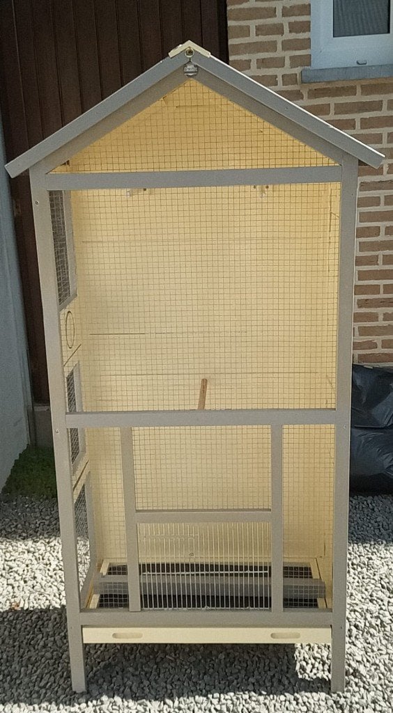Grote vogelkooi voor buiten of binnen, Ophalen, Hout, Vogelkooi