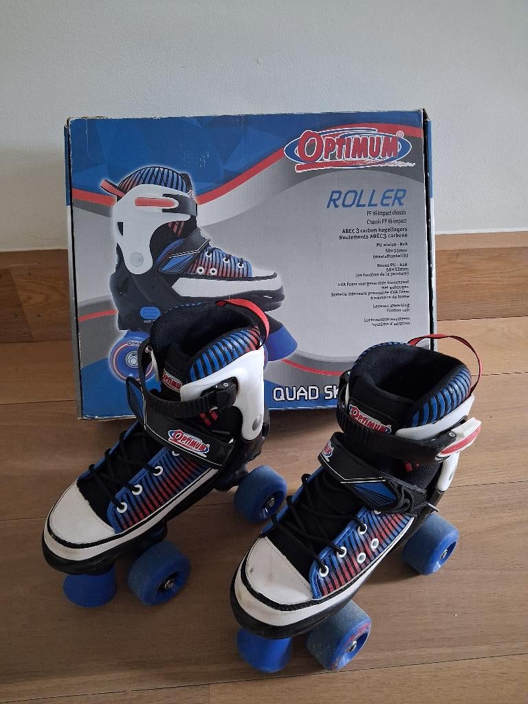 Rolschaatsen Optimum 32-35, Ophalen, Kinderen, Verstelbaar, Gebruikt