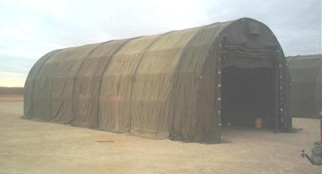 Legertent - truck maintenance tent 6,1m x 11m x 4,2m, Caravanes & Camping, Enlèvement