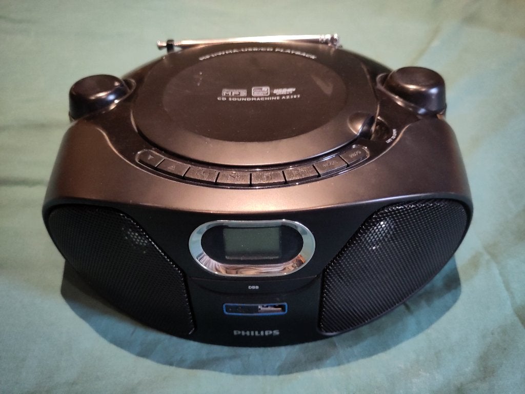 Lecteur CD USB radio Philips, Enlèvement ou Envoi, Utilisé, Philips, Portable