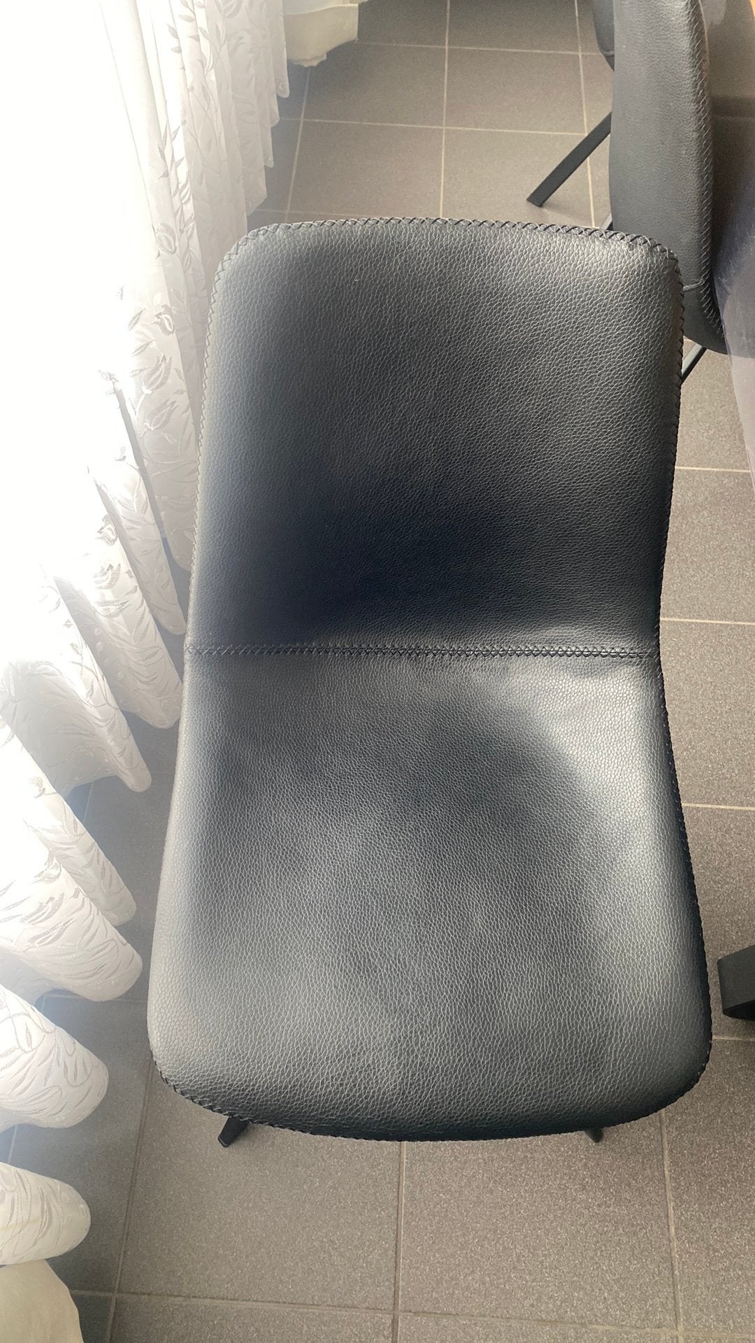 Chaises noir 6 -OVS Home, Maison & Meubles, Chaises, Enlèvement, Cuir, Noir, Cinq, Six Chaises ou plus