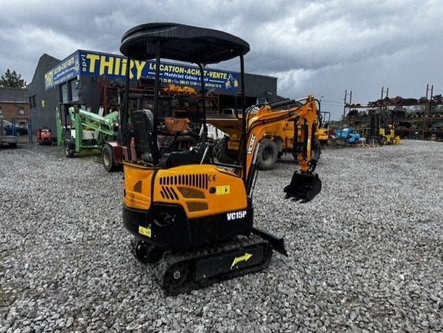 Mini pelle 1.5 Tonnes VICSEC VC15 P Diesel, Articles professionnels, Enlèvement, Excavatrice