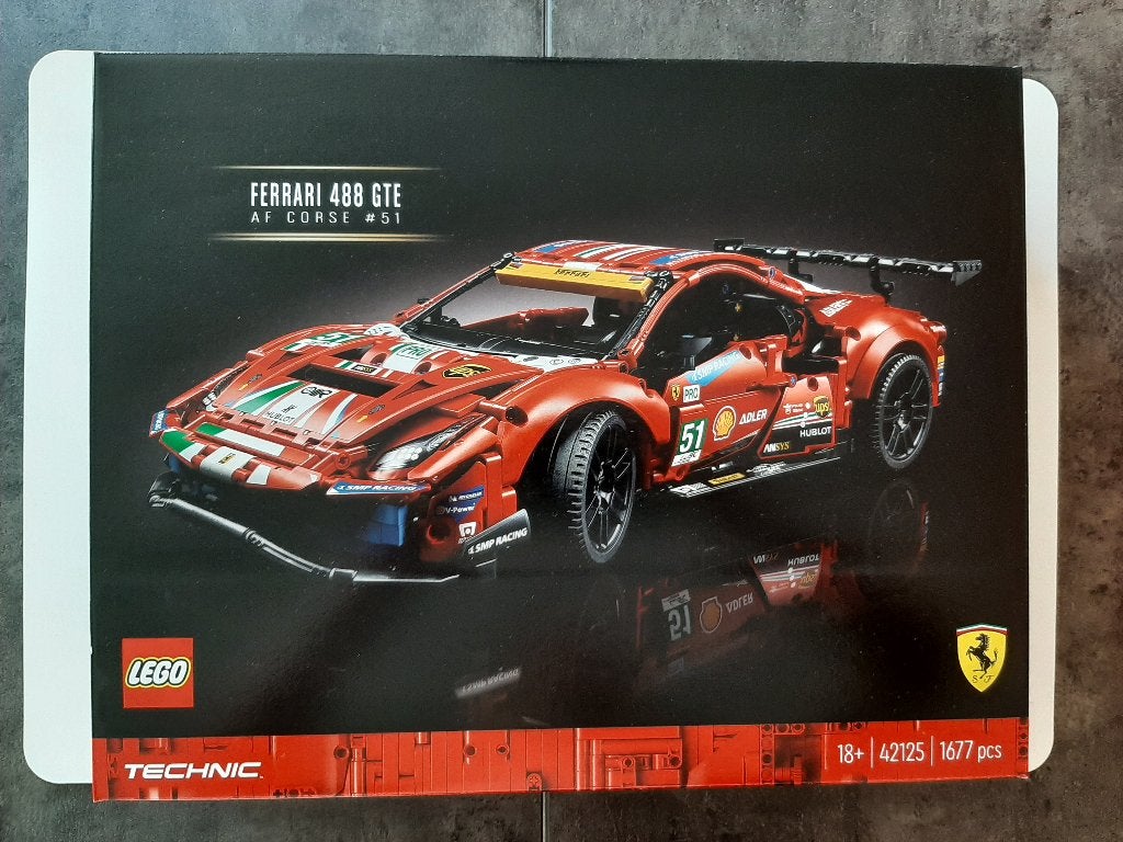 Lego Technic 42125: Ferrari 488 GTE, Neuf, Enlèvement ou Envoi, Lego, Ensemble complet