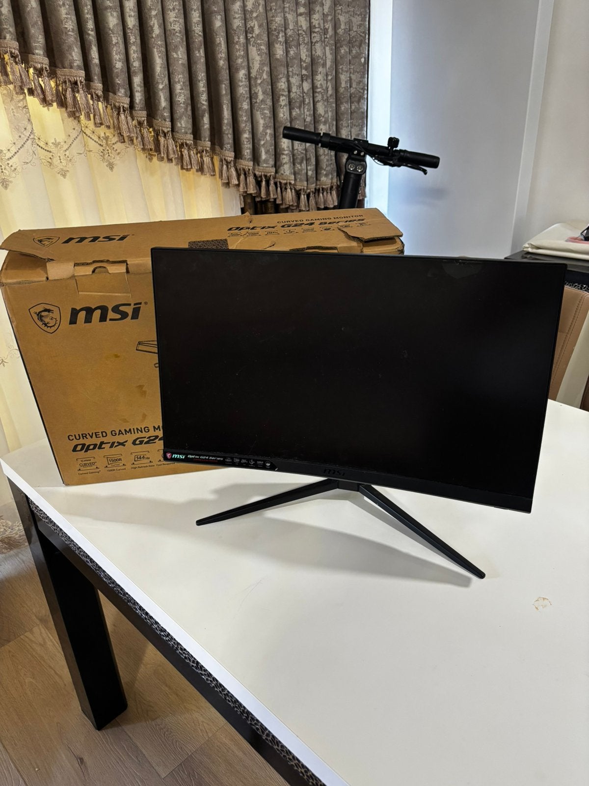Ecran MSI 144hz 1ms, Enlèvement ou Envoi, Comme neuf, Incurvé, Gaming