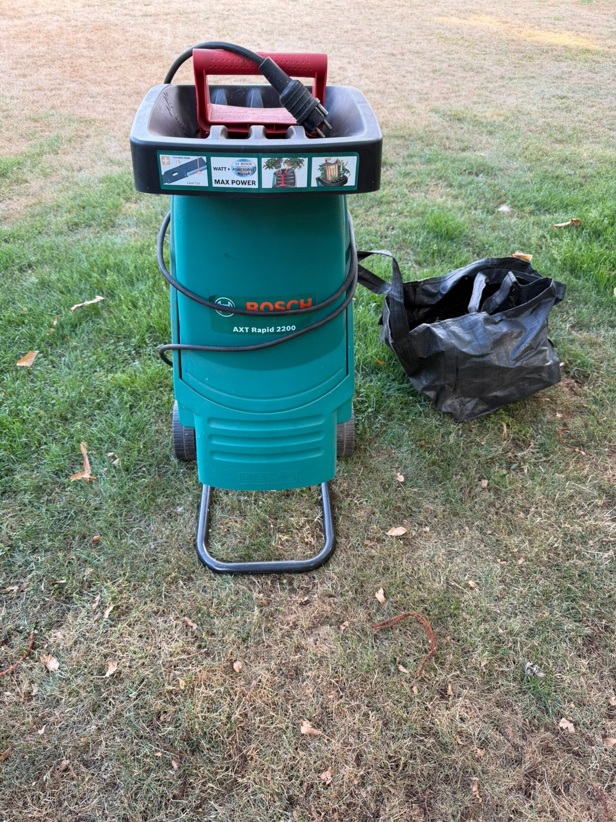 bosch axt rapid 2200, Enlèvement, Utilisé, Électrique, Bac de ramassage