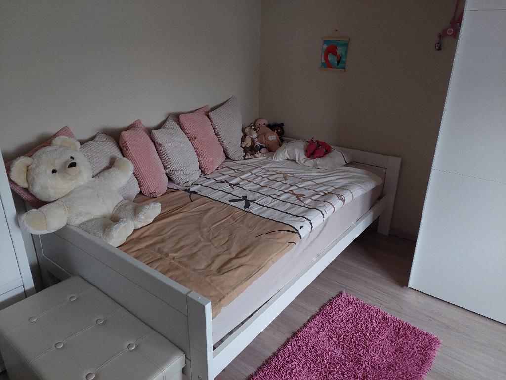 Lifestyle Kidsrooms: Twijfelaar bed 120 + 3 kasten + 2 nk, Queen size, Enlèvement, Utilisé, 120 cm