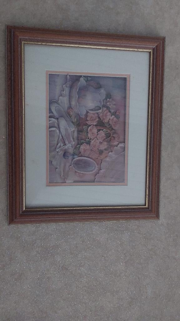 Schilderij bloemen (3D), Enlèvement