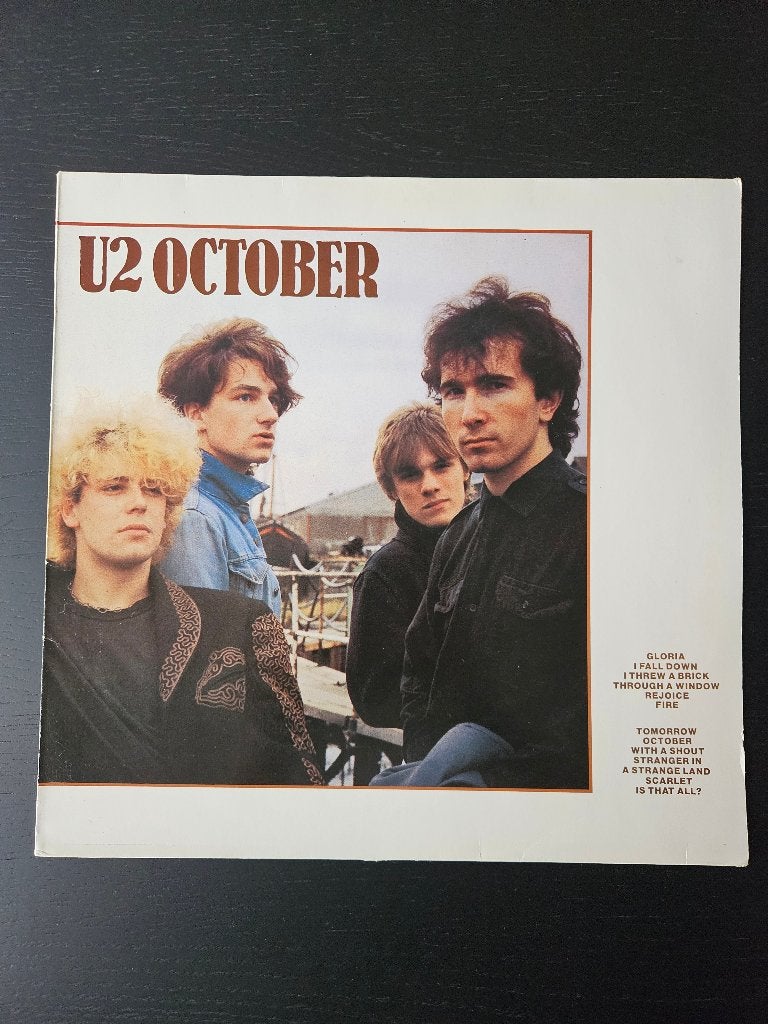 U2 – October, Cd's en Dvd's, Reissue, Ophalen of Verzenden, Gebruikt, LP