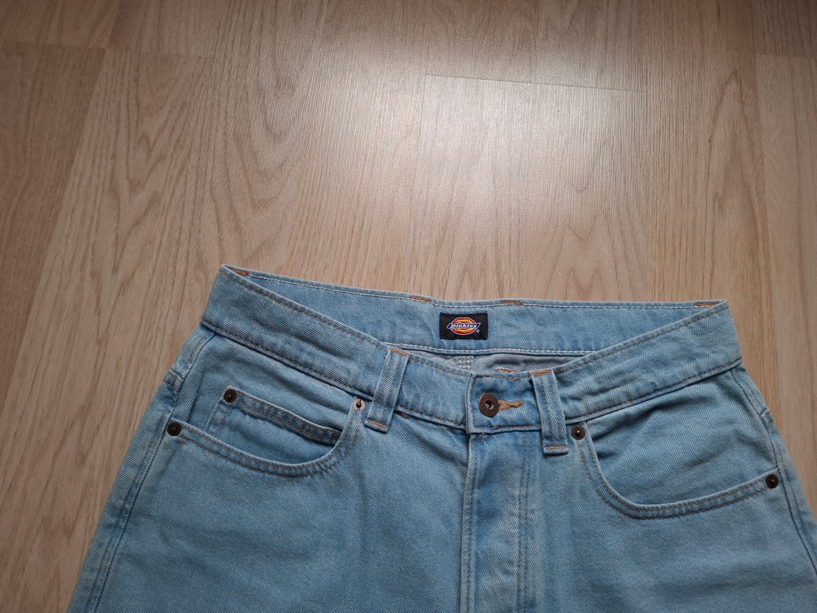 DICKIES BAGGY JEANS LICHTBLAUW 12/14j, Zo goed als nieuw, Dickies, Jongen, Ophalen
